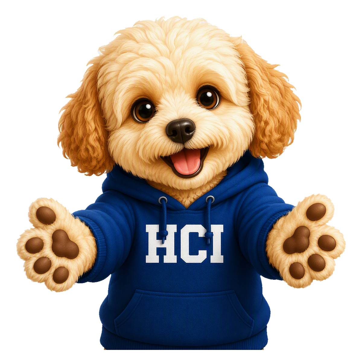 Stuart, the HCI student guide mascot